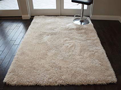 5*8 FLUFFY CARPET (BEIGE)