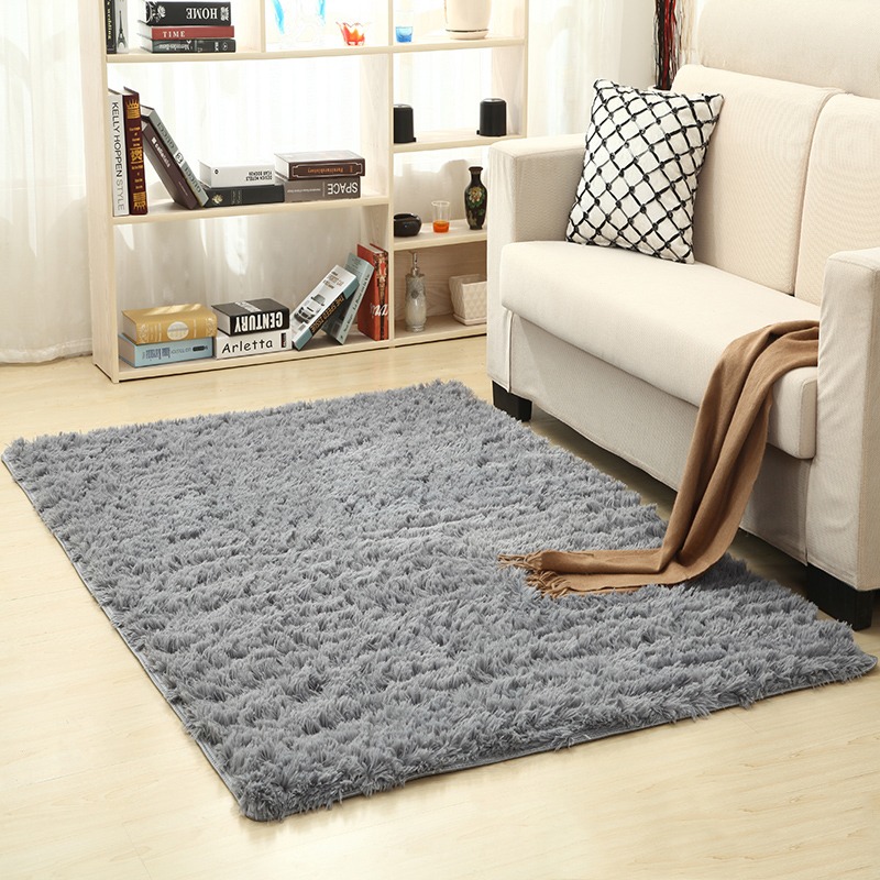 Fluffy Carpets (7x10-Grey)