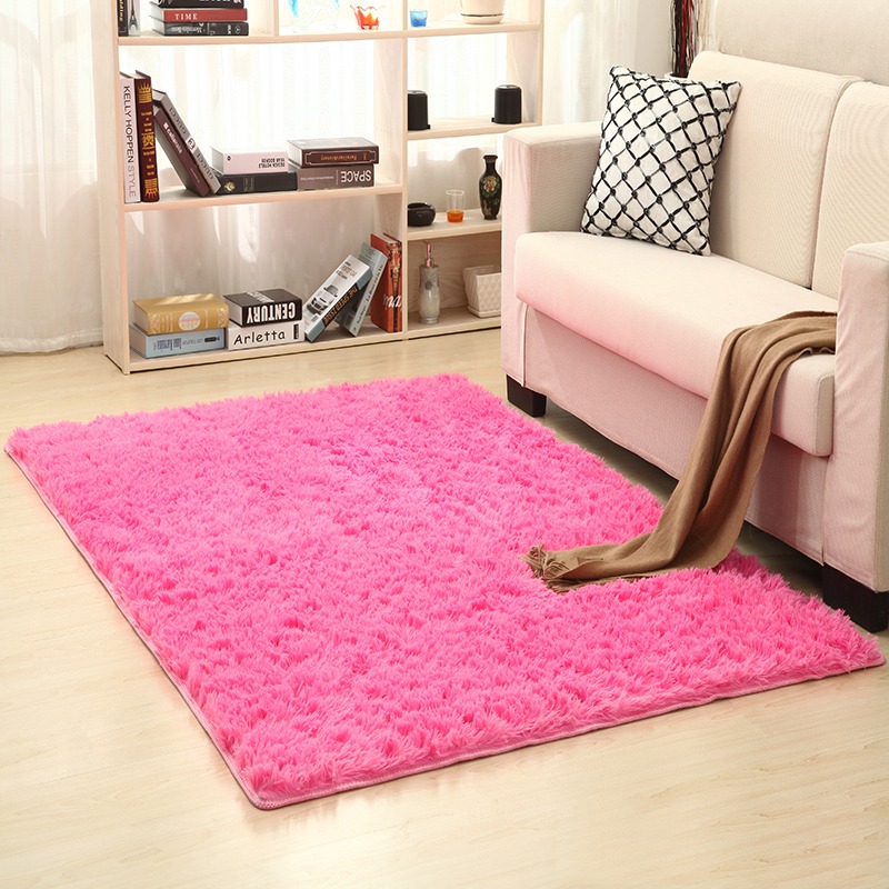 Fluffy Carpets (7x10-Hot Pink)